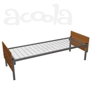 С ДСП спинками кровати металлические